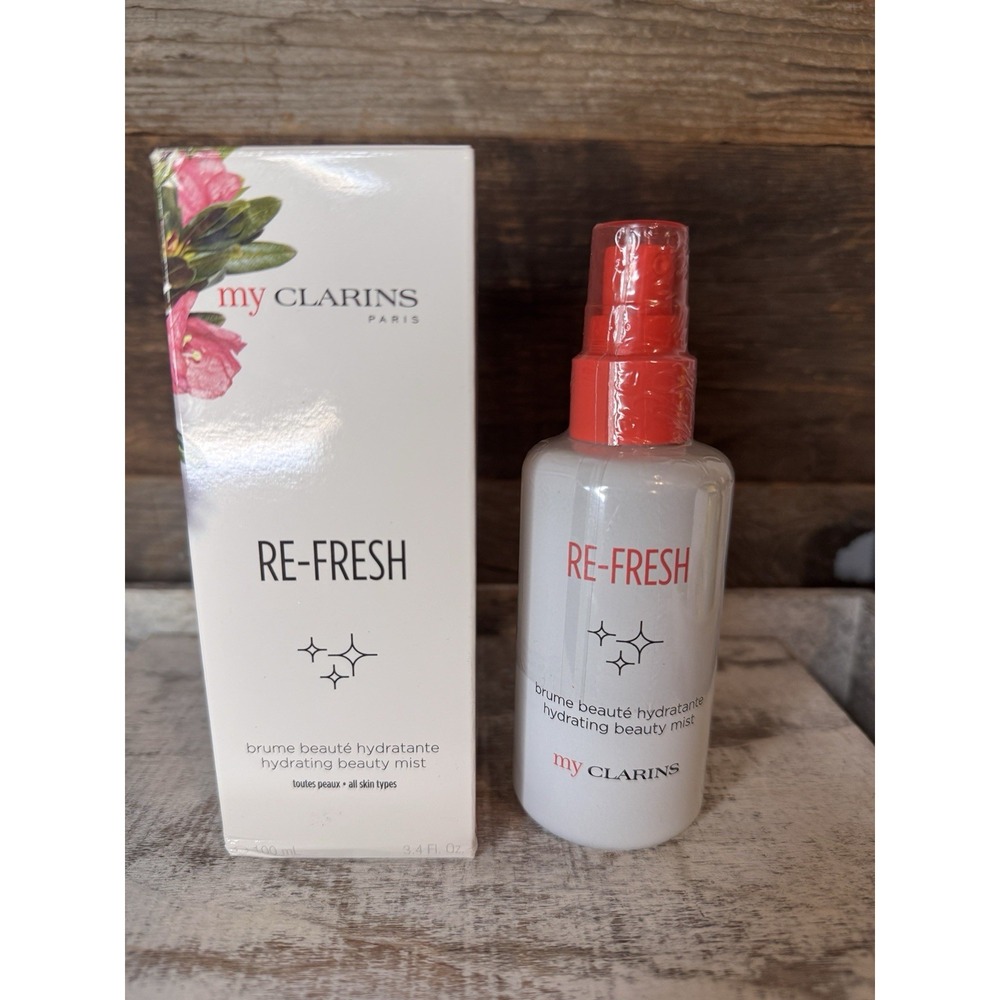 Clarins Refresh Hydrating Mist‎ 3.4oz 💦 Skin Pick-Me-Up